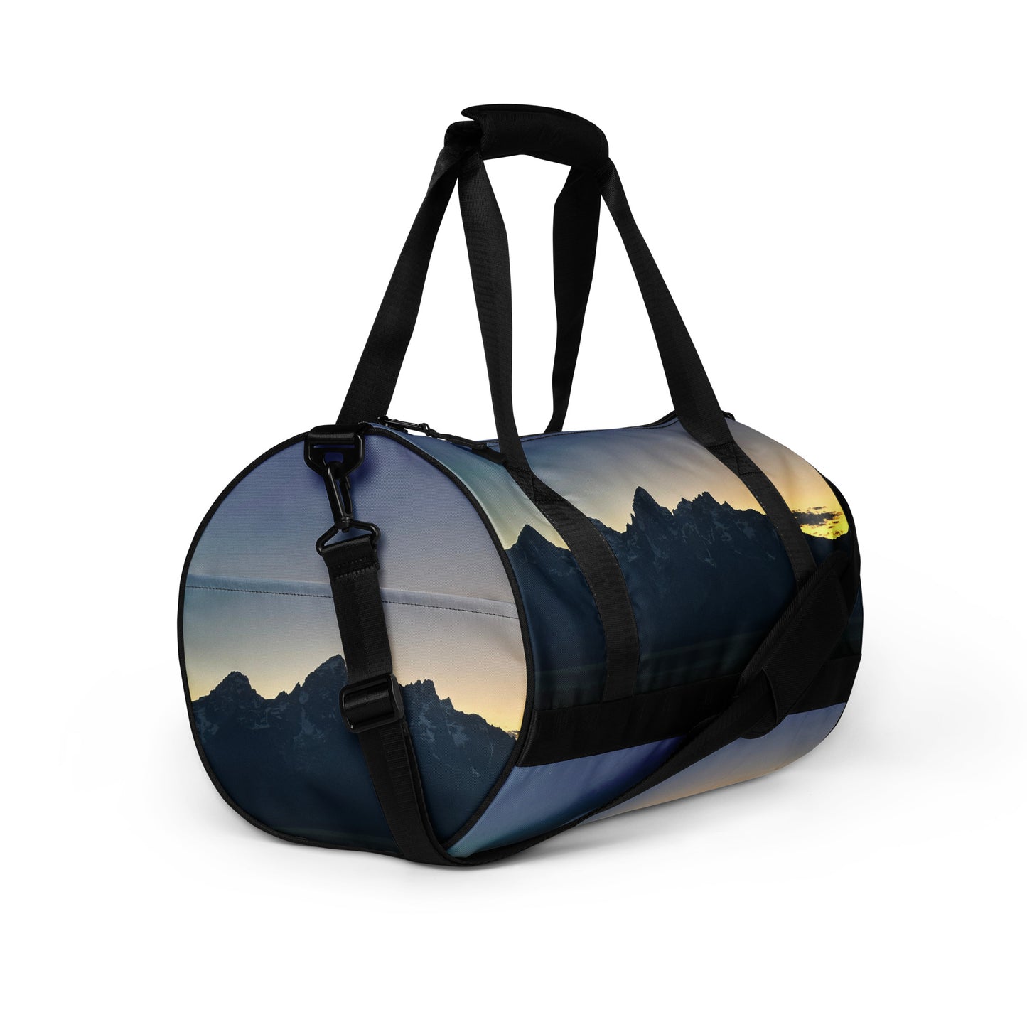 Tetons at Sunset All-over print gym bag